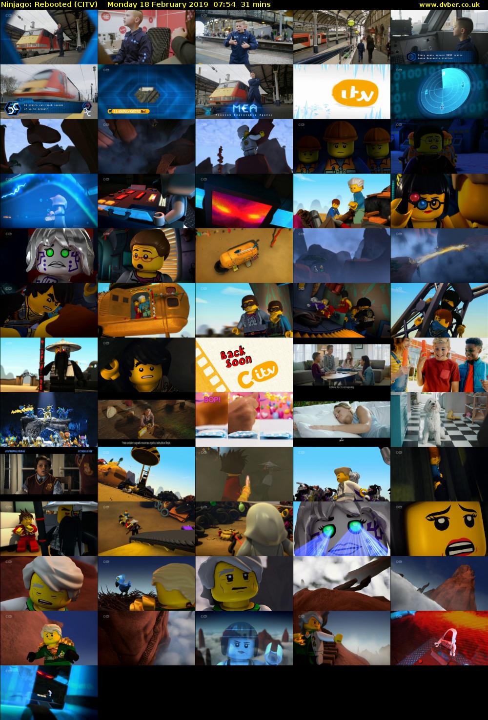 Ninjago: Rebooted (CITV) Monday 18 February 2019 07:54 - 08:25