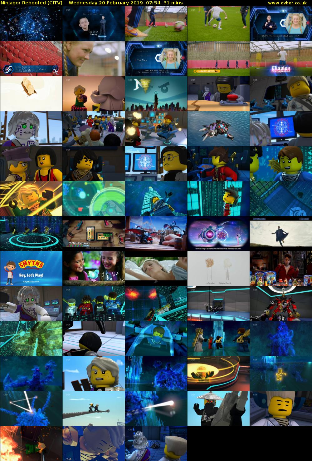 Ninjago: Rebooted (CITV) Wednesday 20 February 2019 07:54 - 08:25