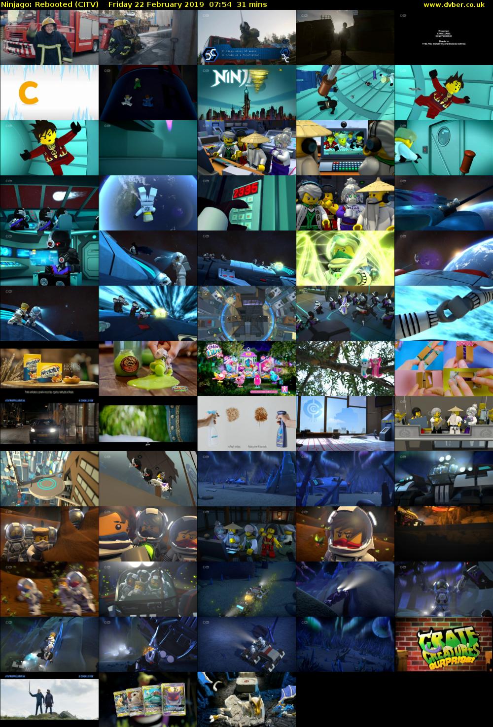 Ninjago: Rebooted (CITV) Friday 22 February 2019 07:54 - 08:25