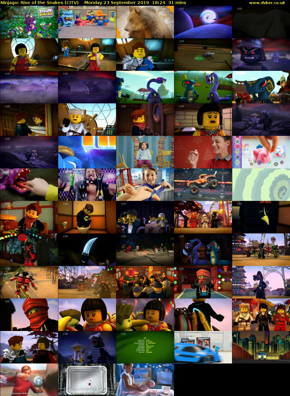 Ninjago: Rise of the Snakes (CITV) Monday 23 September 2019 18:24 - 18:55
