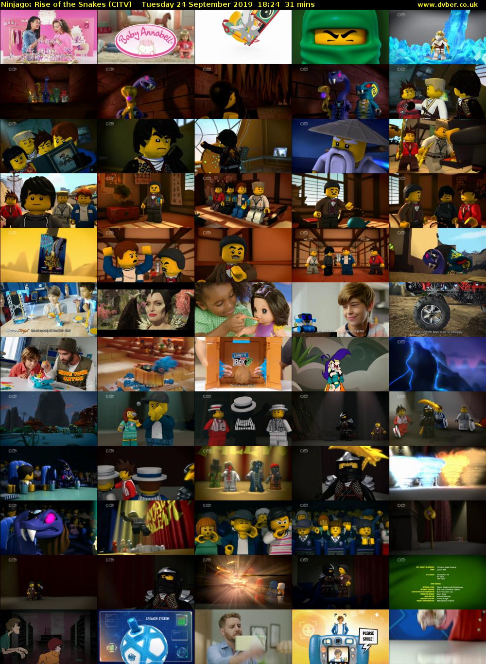 Ninjago: Rise of the Snakes (CITV) Tuesday 24 September 2019 18:24 - 18:55