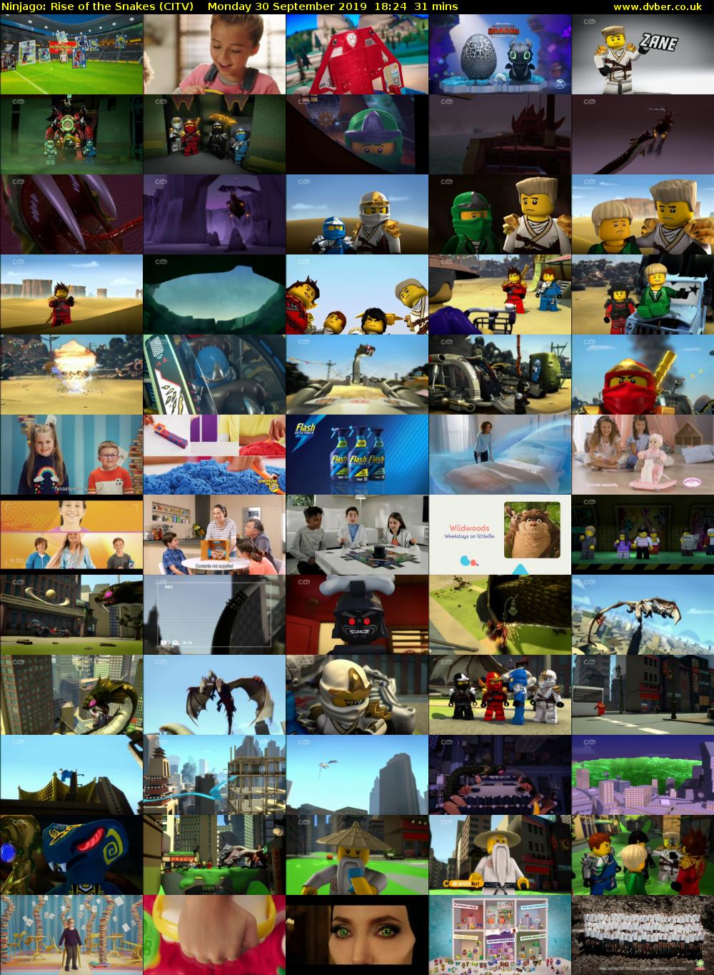 Ninjago: Rise of the Snakes (CITV) Monday 30 September 2019 18:24 - 18:55