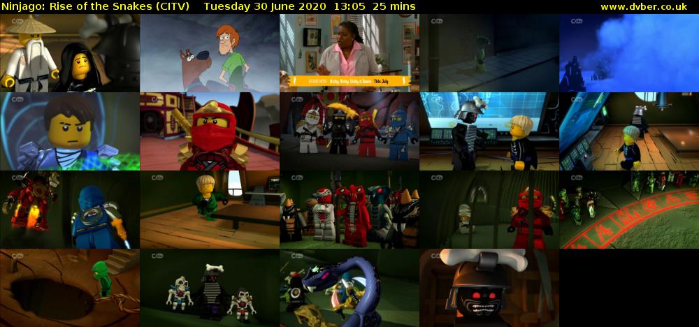 Ninjago: Rise of the Snakes (CITV) Tuesday 30 June 2020 13:05 - 13:30
