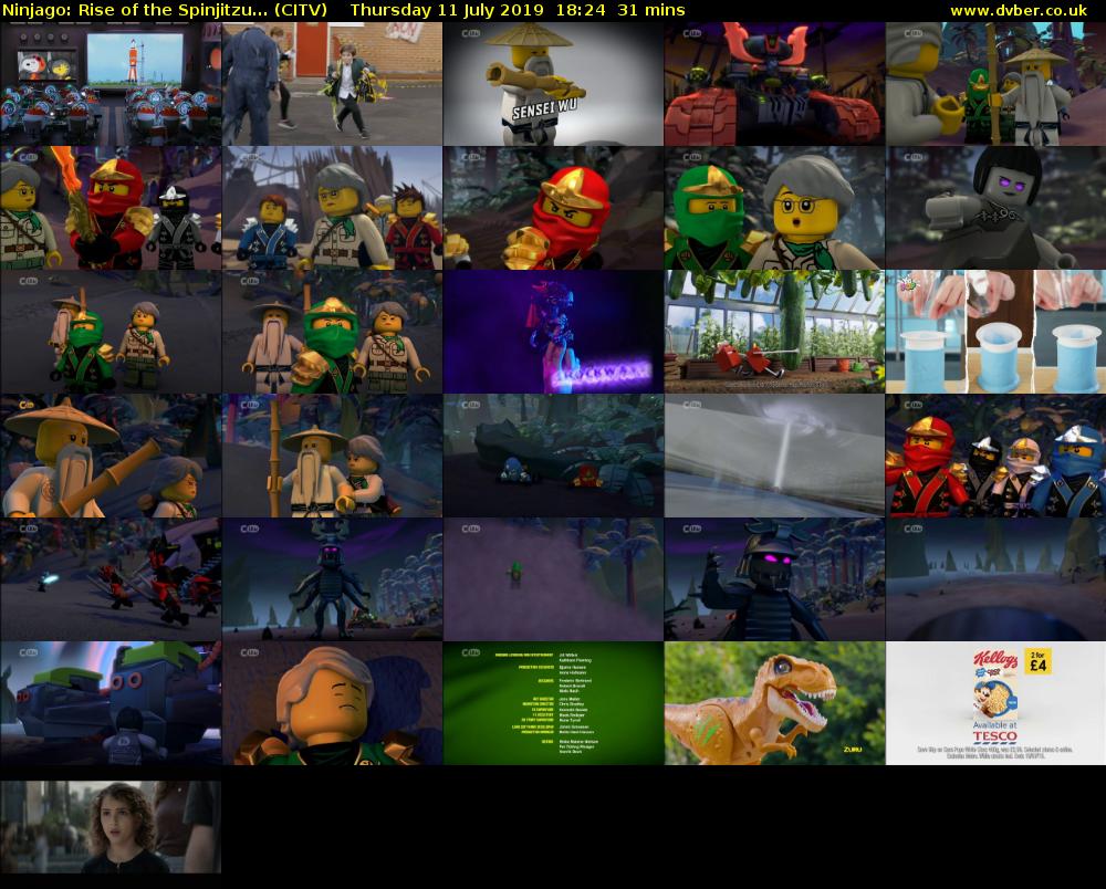 Ninjago: Rise of the Spinjitzu... (CITV) Thursday 11 July 2019 18:24 - 18:55