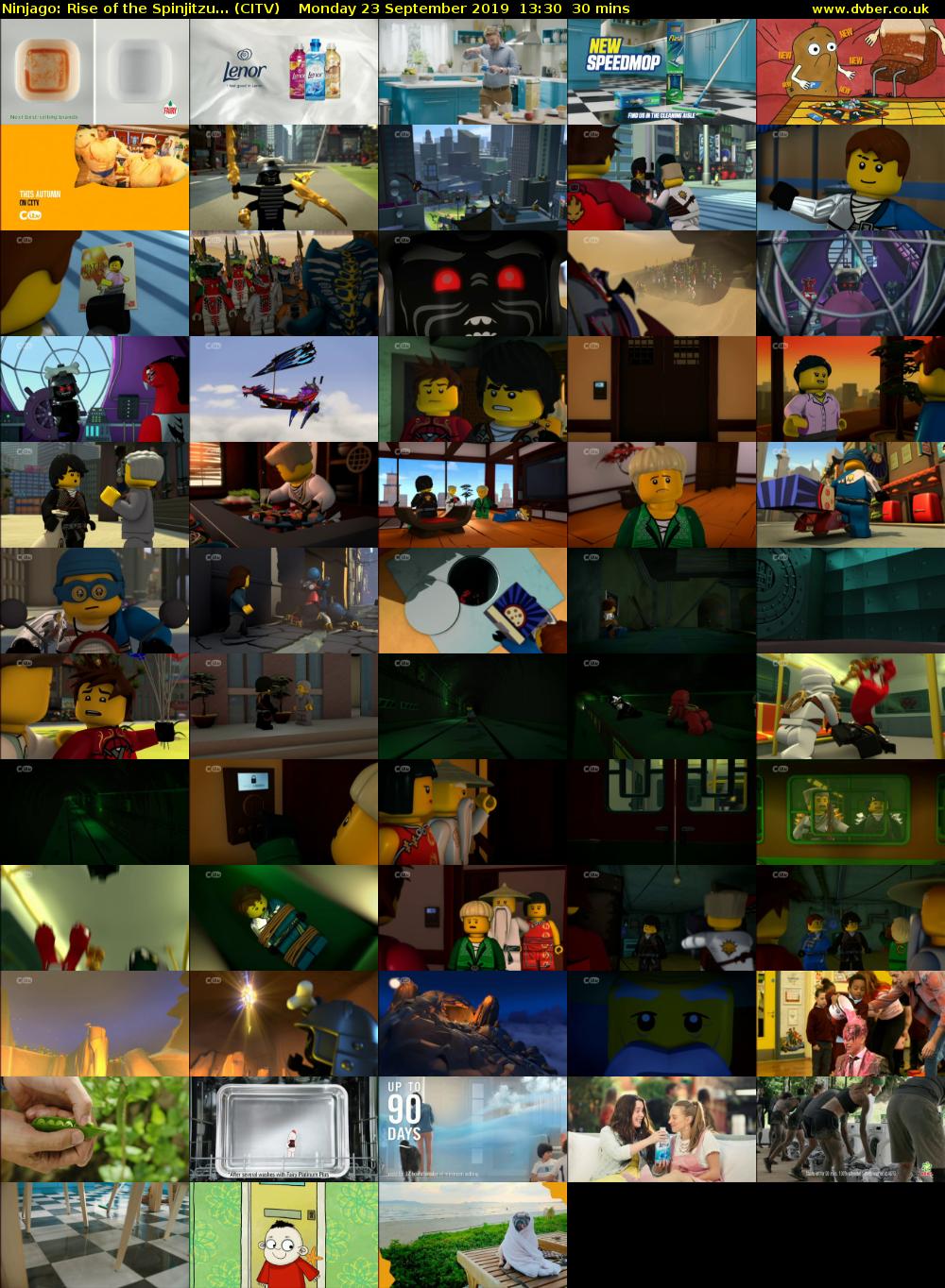 Ninjago: Rise of the Spinjitzu... (CITV) Monday 23 September 2019 13:30 - 14:00