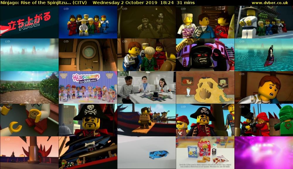 Ninjago: Rise of the Spinjitzu... (CITV) Wednesday 2 October 2019 18:24 - 18:55
