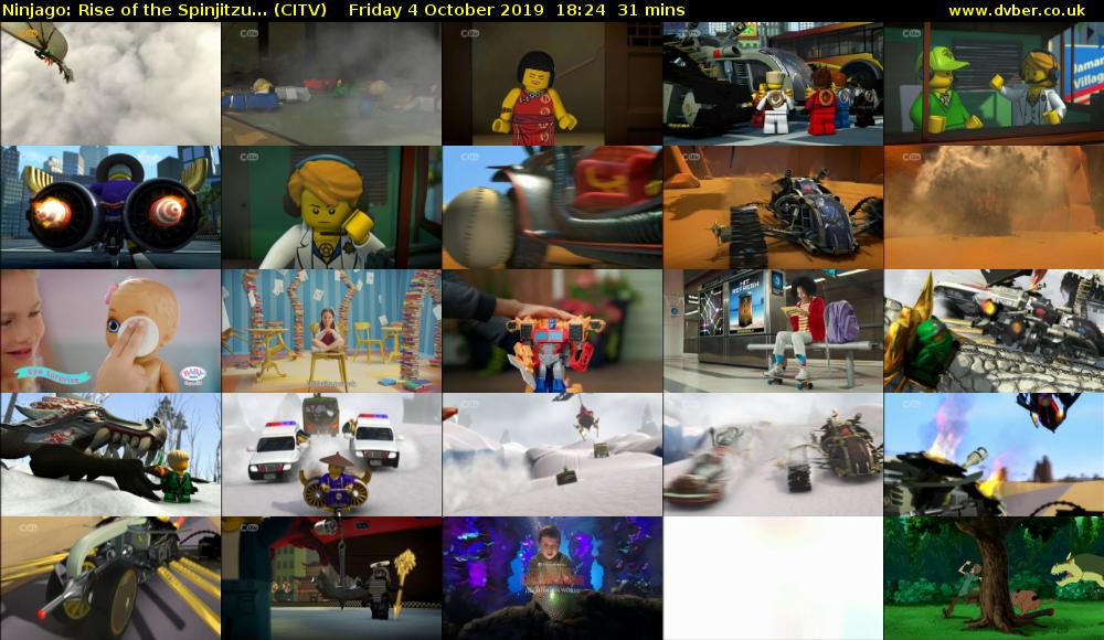 Ninjago: Rise of the Spinjitzu... (CITV) Friday 4 October 2019 18:24 - 18:55