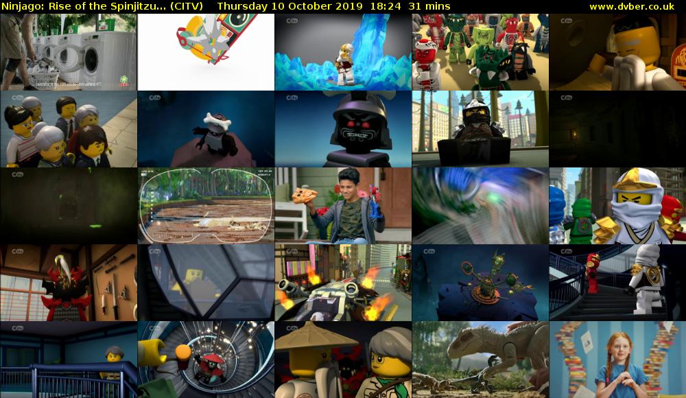 Ninjago: Rise of the Spinjitzu... (CITV) Thursday 10 October 2019 18:24 - 18:55