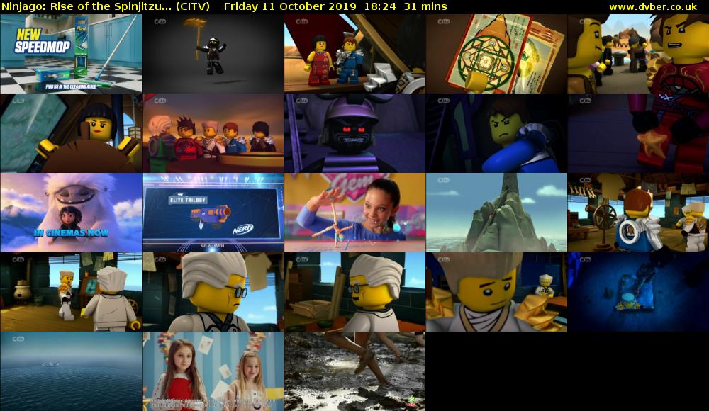 Ninjago: Rise of the Spinjitzu... (CITV) Friday 11 October 2019 18:24 - 18:55