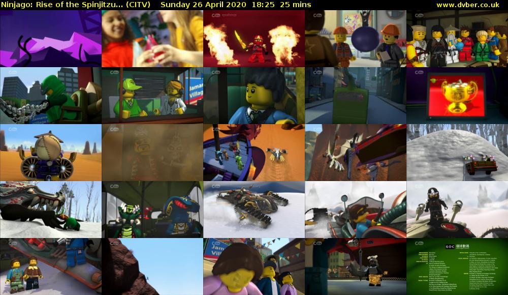 Ninjago: Rise of the Spinjitzu... (CITV) Sunday 26 April 2020 18:25 - 18:50