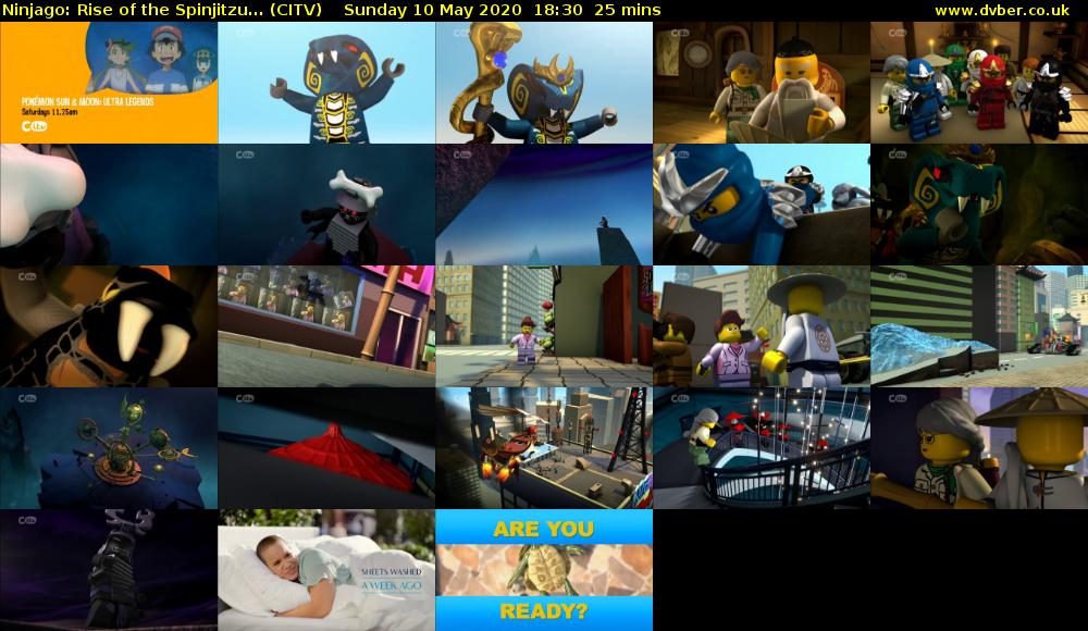 Ninjago: Rise of the Spinjitzu... (CITV) Sunday 10 May 2020 18:30 - 18:55
