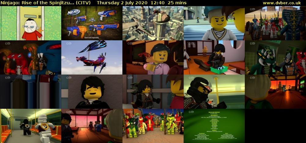Ninjago: Rise of the Spinjitzu... (CITV) Thursday 2 July 2020 12:40 - 13:05