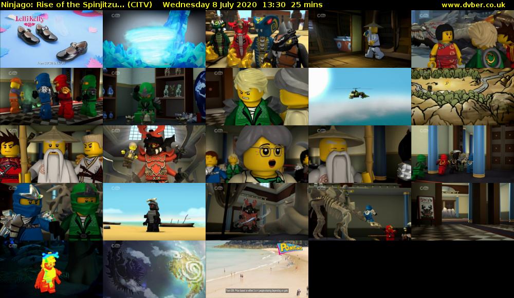 Ninjago: Rise of the Spinjitzu... (CITV) Wednesday 8 July 2020 13:30 - 13:55