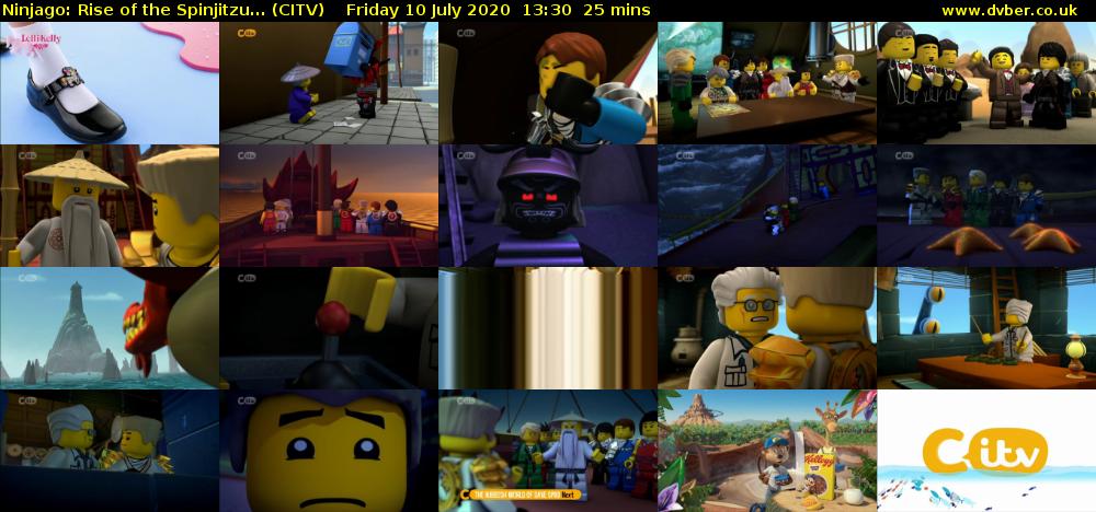 Ninjago: Rise of the Spinjitzu... (CITV) Friday 10 July 2020 13:30 - 13:55