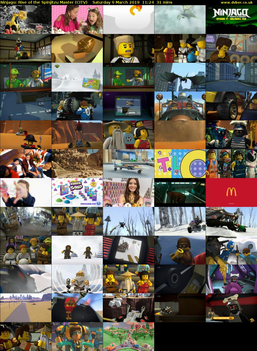 Ninjago: Rise of the Spinjitzu Master (CITV) Saturday 9 March 2019 11:24 - 11:55