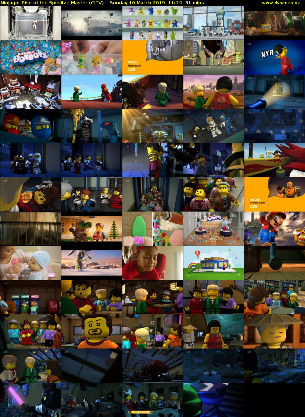 Ninjago: Rise of the Spinjitzu Master (CITV) Sunday 10 March 2019 11:24 - 11:55
