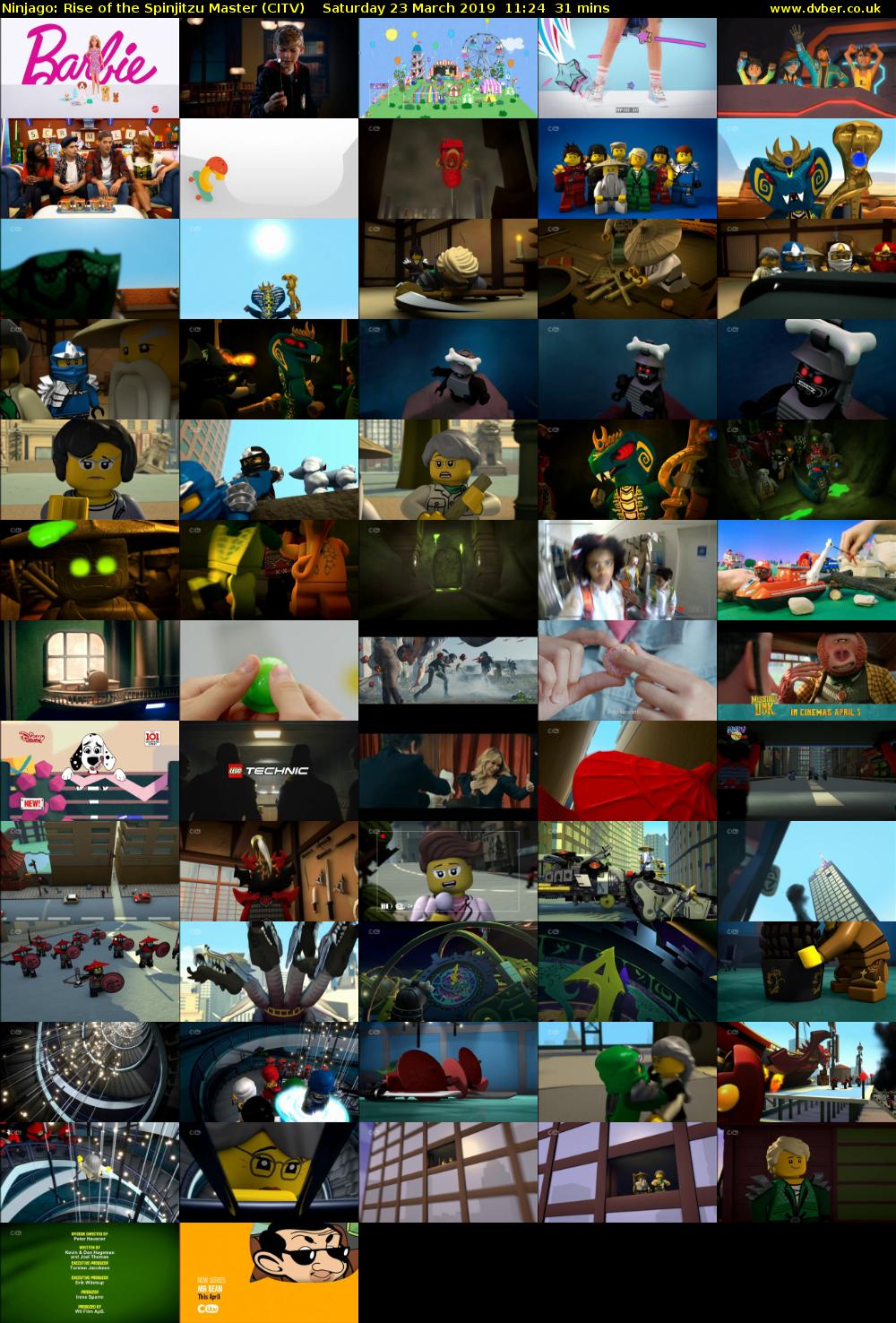 Ninjago: Rise of the Spinjitzu Master (CITV) Saturday 23 March 2019 11:24 - 11:55