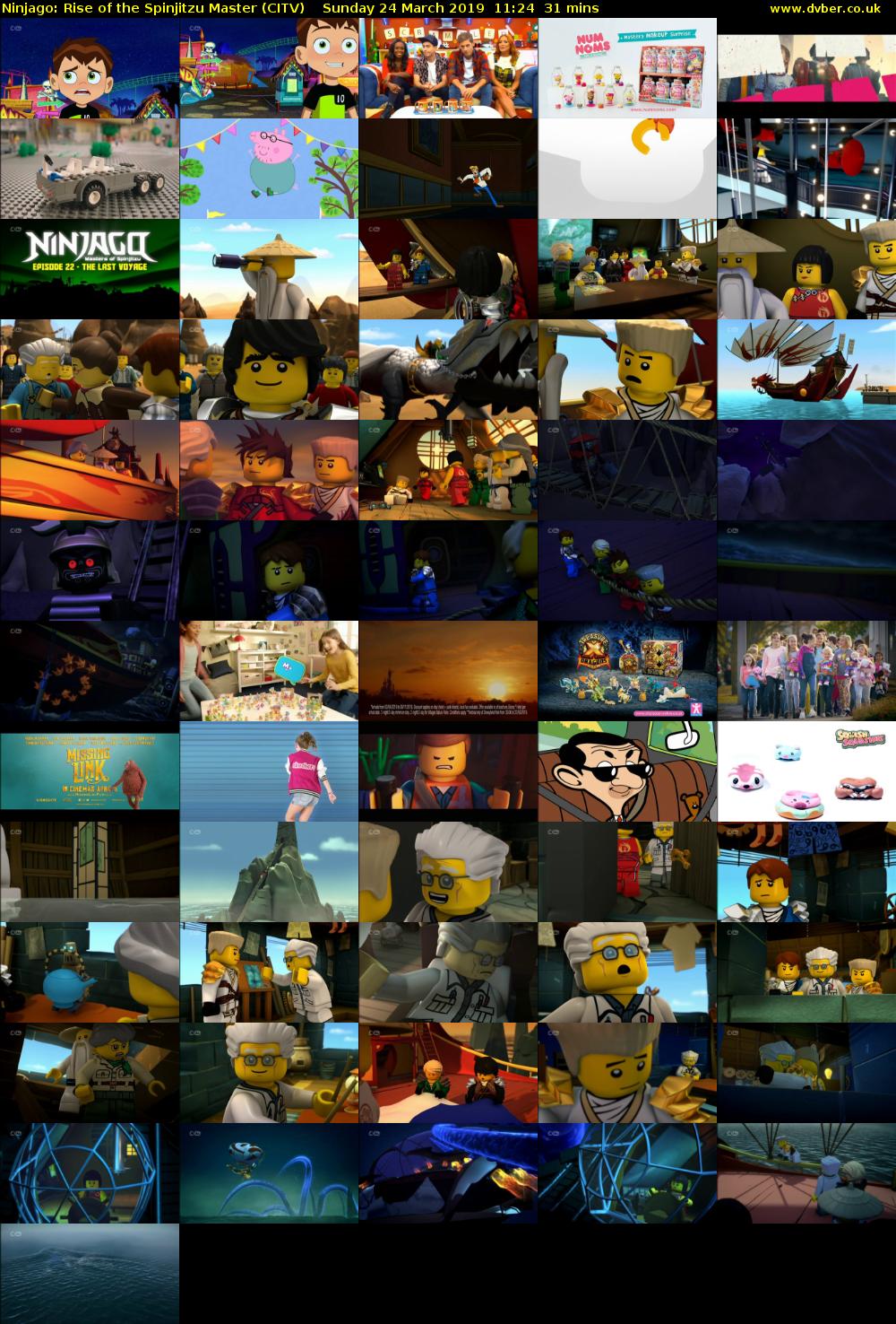 Ninjago: Rise of the Spinjitzu Master (CITV) Sunday 24 March 2019 11:24 - 11:55