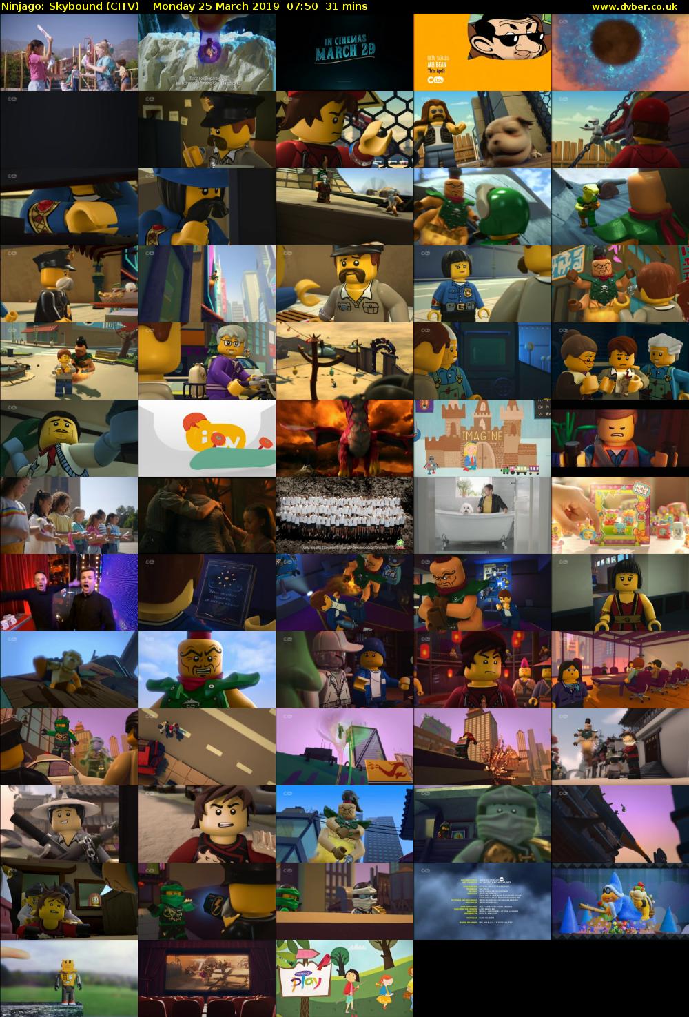 Ninjago: Skybound (CITV) Monday 25 March 2019 07:50 - 08:21