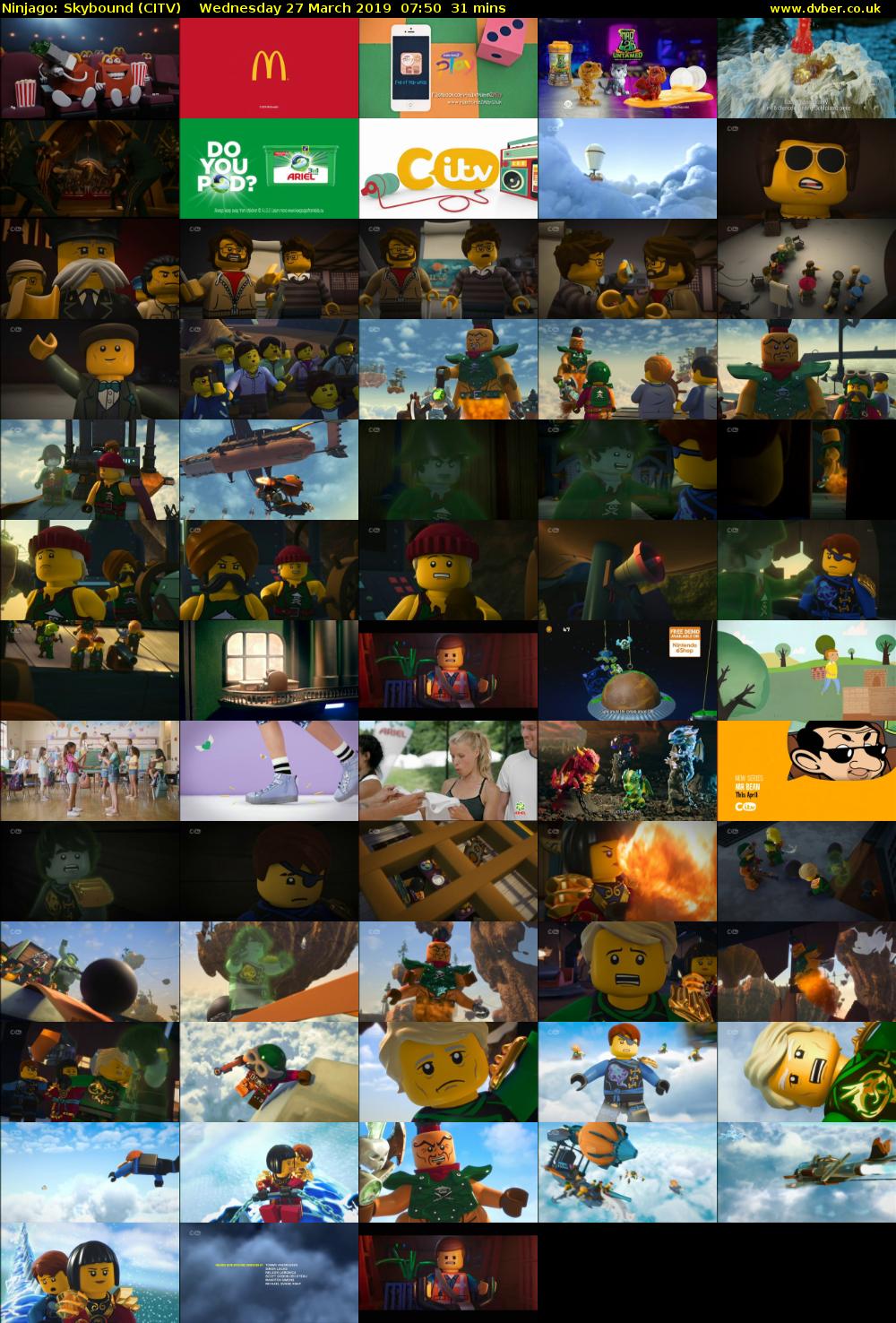 Ninjago: Skybound (CITV) Wednesday 27 March 2019 07:50 - 08:21