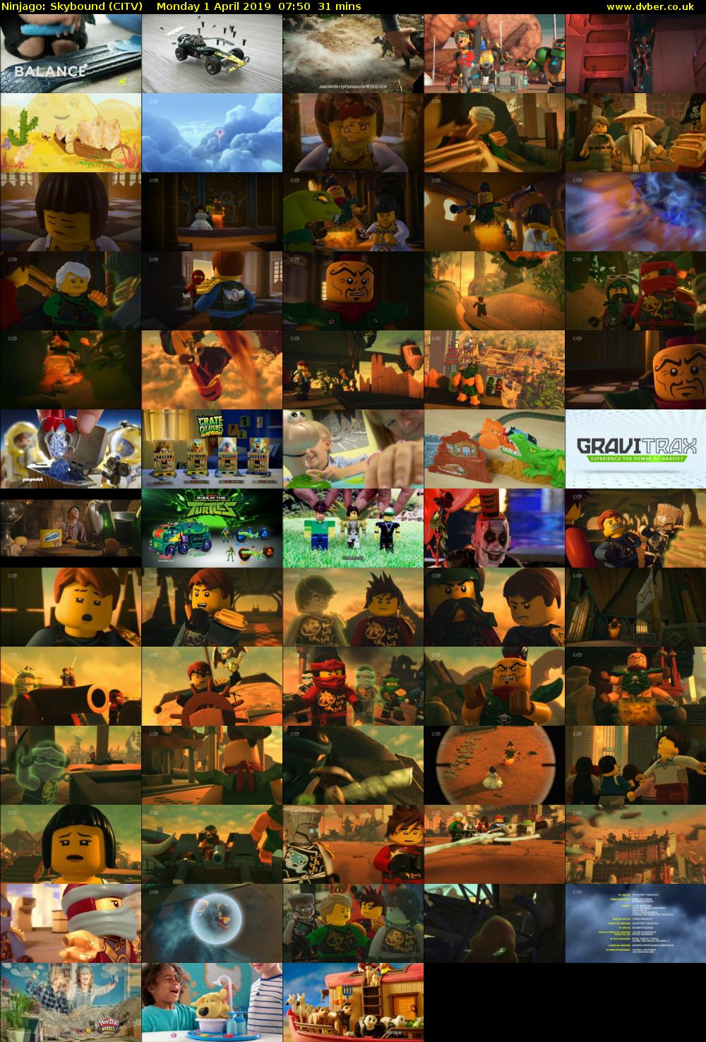 Ninjago: Skybound (CITV) Monday 1 April 2019 07:50 - 08:21