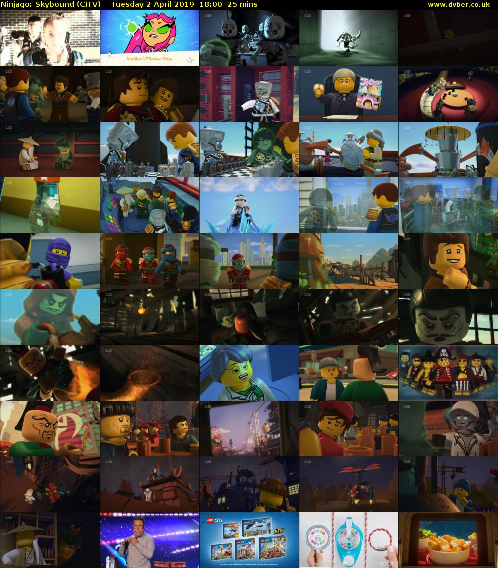 Ninjago: Skybound (CITV) Tuesday 2 April 2019 18:00 - 18:25