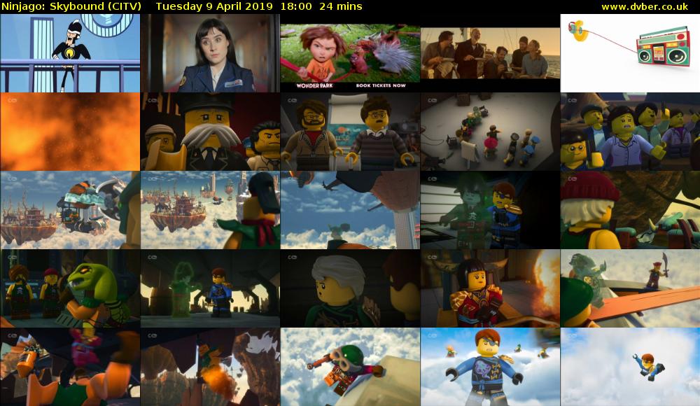 Ninjago: Skybound (CITV) Tuesday 9 April 2019 18:00 - 18:24