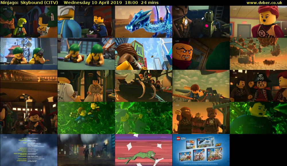 Ninjago: Skybound (CITV) Wednesday 10 April 2019 18:00 - 18:24