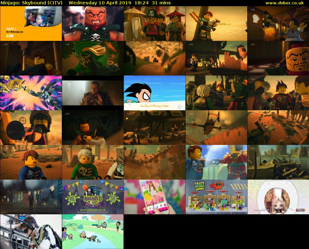 Ninjago: Skybound (CITV) Wednesday 10 April 2019 18:24 - 18:55