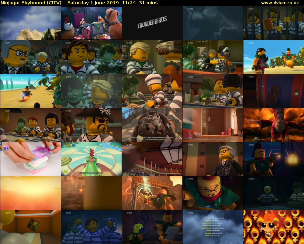 Ninjago: Skybound (CITV) Saturday 1 June 2019 11:24 - 11:55