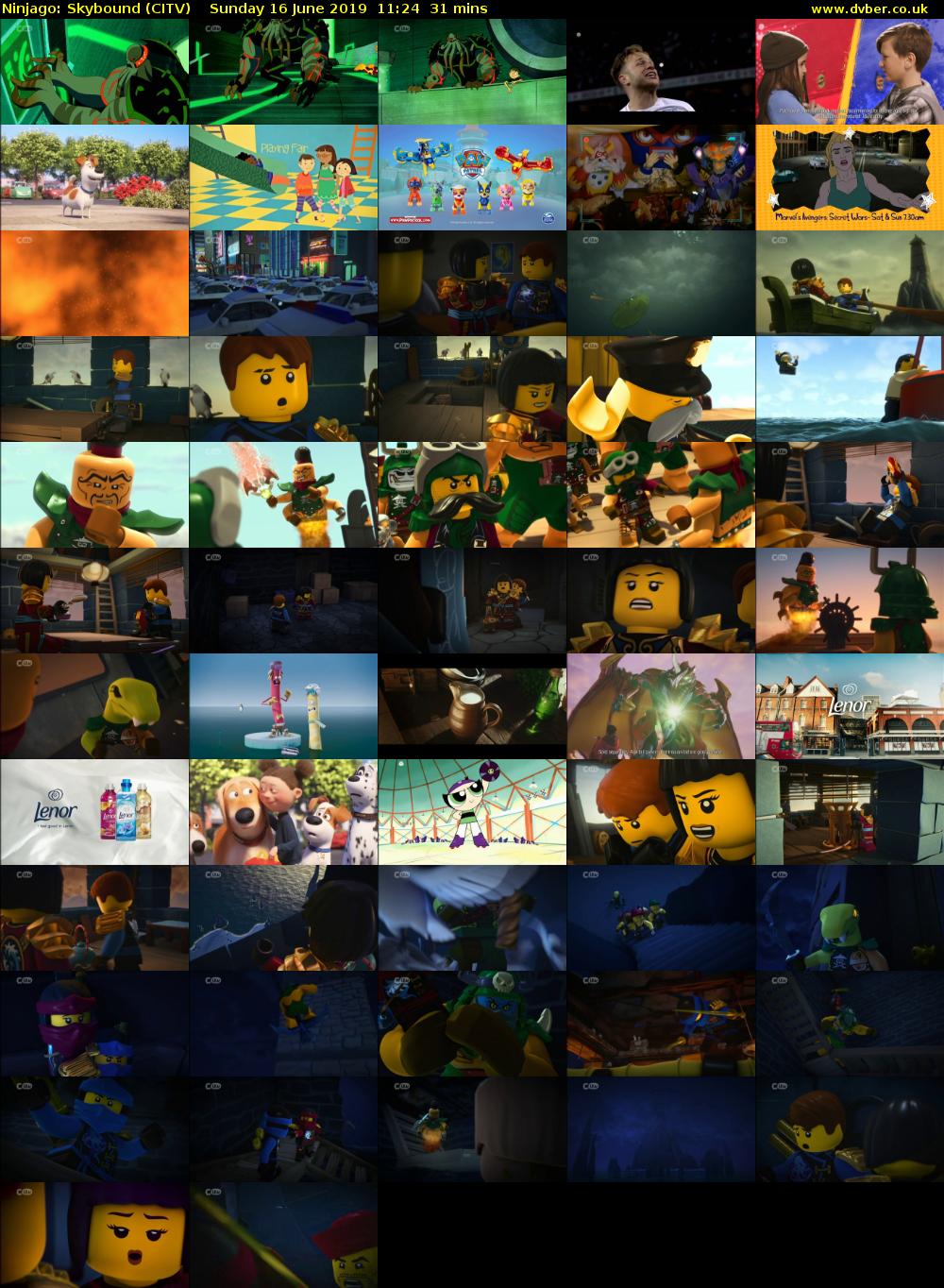 Ninjago: Skybound (CITV) Sunday 16 June 2019 11:24 - 11:55