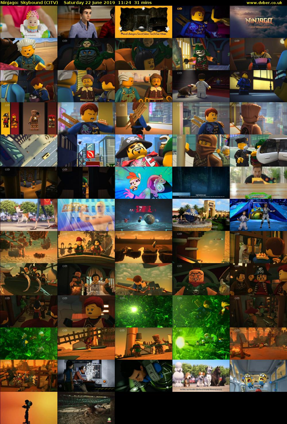 Ninjago: Skybound (CITV) Saturday 22 June 2019 11:24 - 11:55