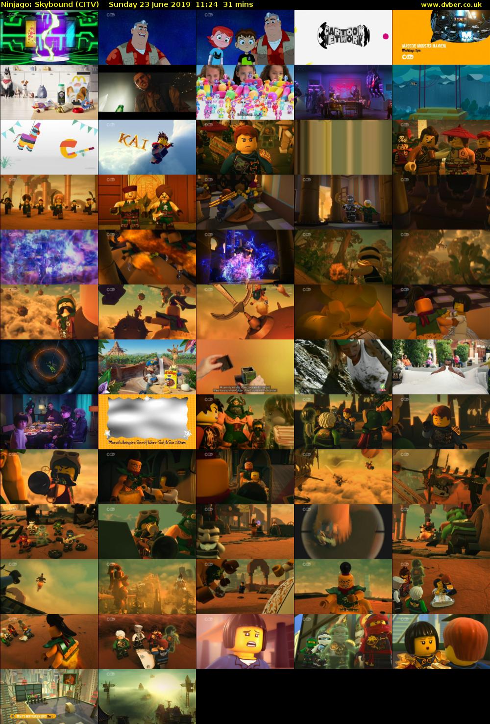 Ninjago: Skybound (CITV) Sunday 23 June 2019 11:24 - 11:55