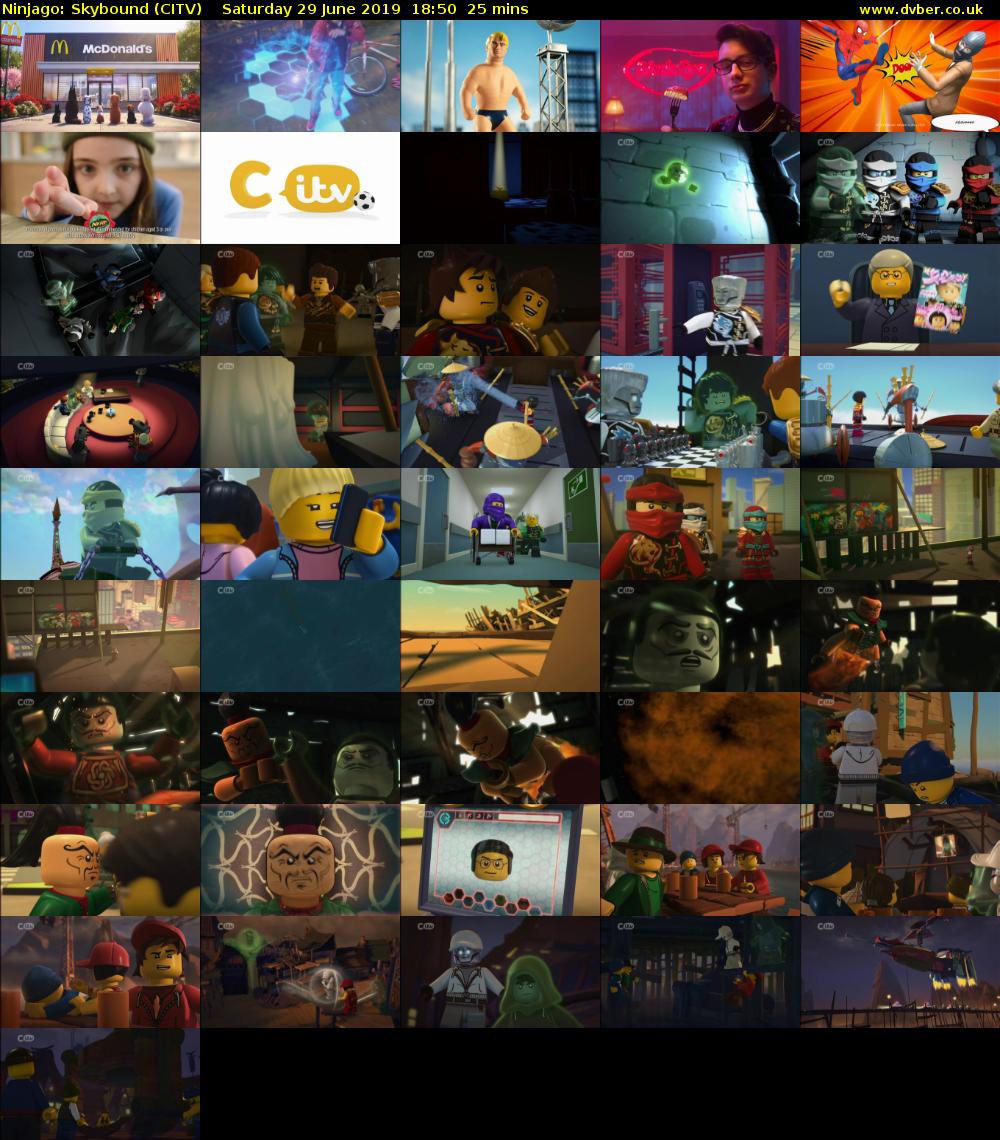 Ninjago: Skybound (CITV) Saturday 29 June 2019 18:50 - 19:15