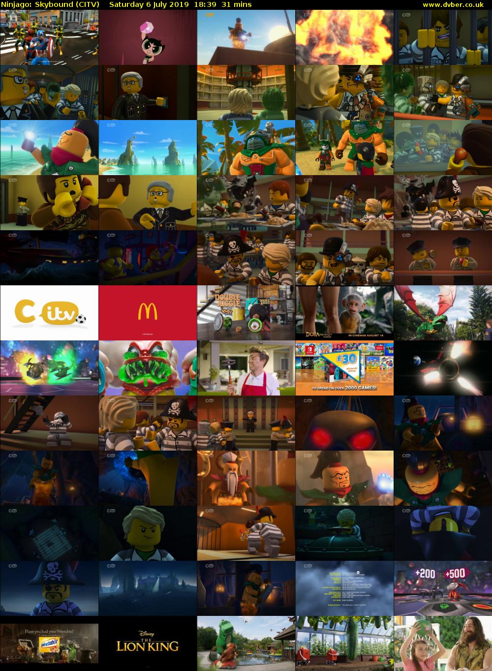 Ninjago: Skybound (CITV) Saturday 6 July 2019 18:39 - 19:10