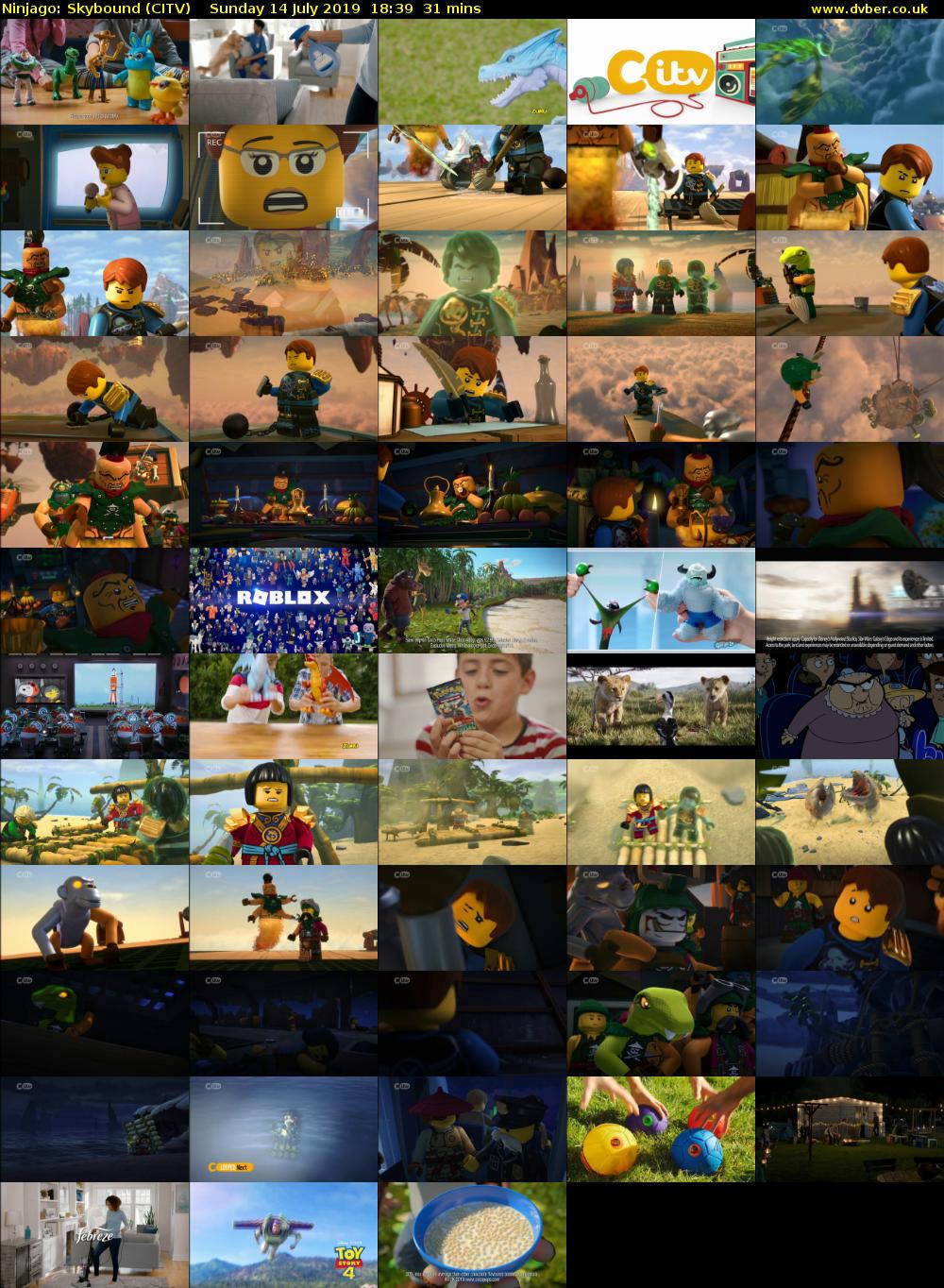 Ninjago: Skybound (CITV) Sunday 14 July 2019 18:39 - 19:10