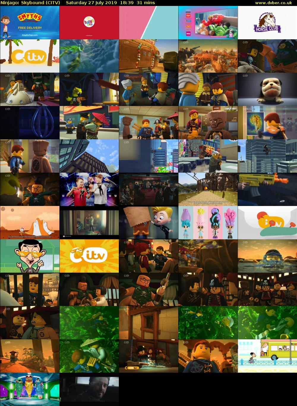 Ninjago: Skybound (CITV) Saturday 27 July 2019 18:39 - 19:10