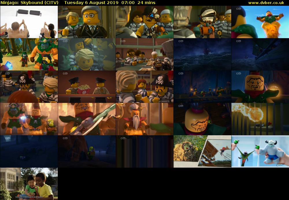Ninjago: Skybound (CITV) Tuesday 6 August 2019 07:00 - 07:24
