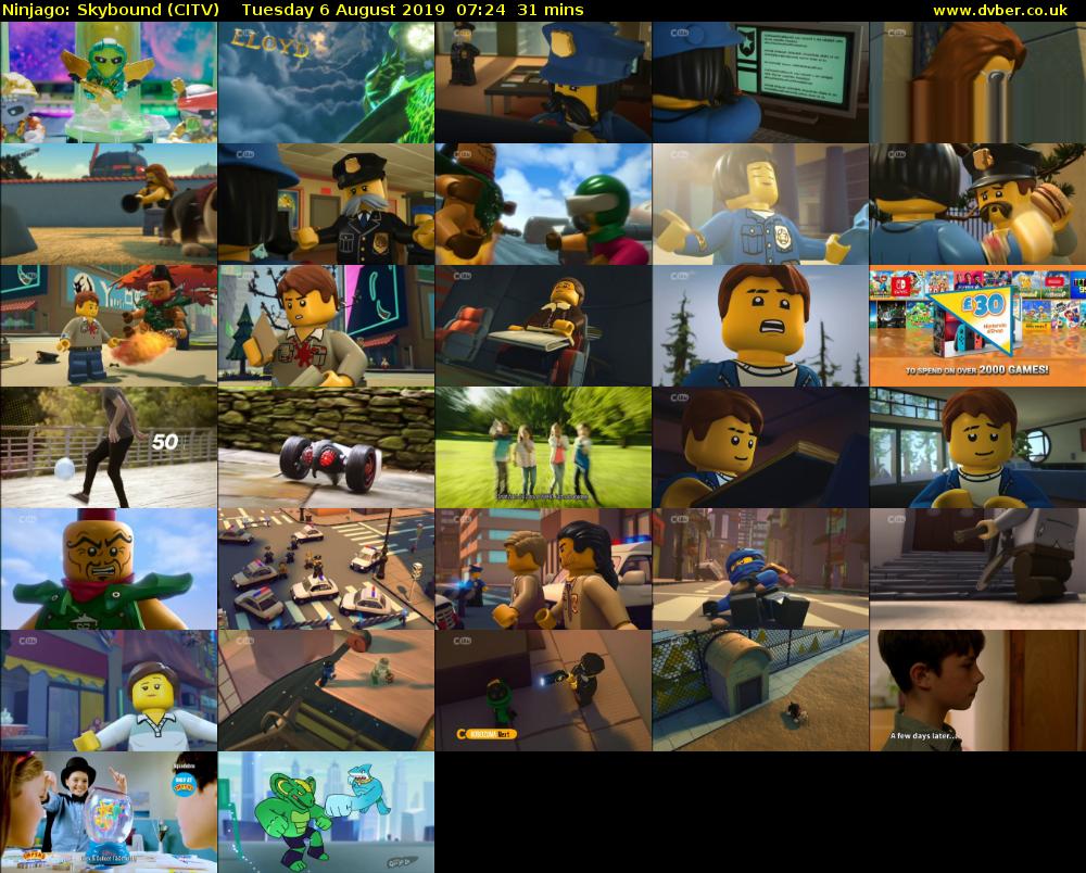 Ninjago: Skybound (CITV) Tuesday 6 August 2019 07:24 - 07:55