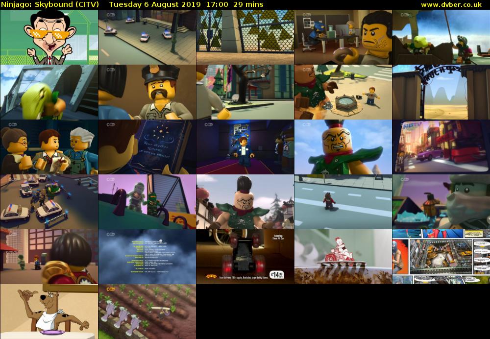 Ninjago: Skybound (CITV) Tuesday 6 August 2019 17:00 - 17:29