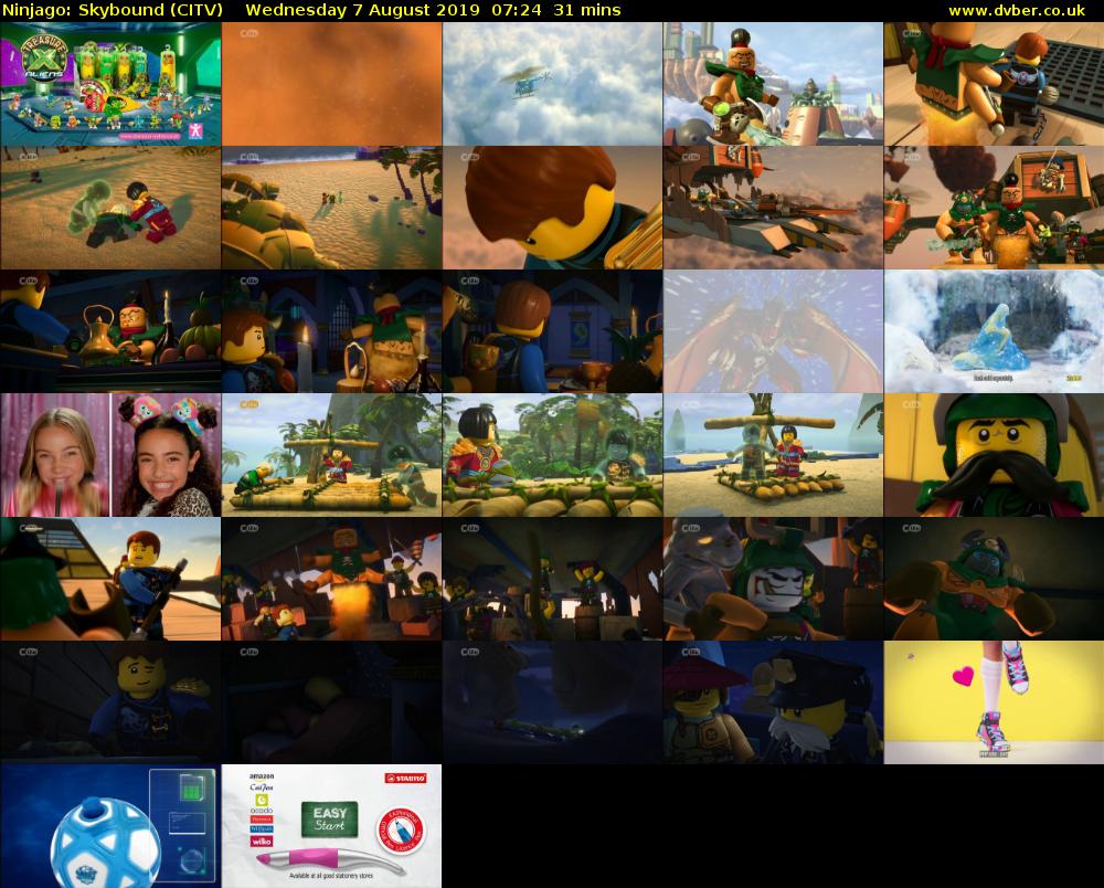Ninjago: Skybound (CITV) Wednesday 7 August 2019 07:24 - 07:55