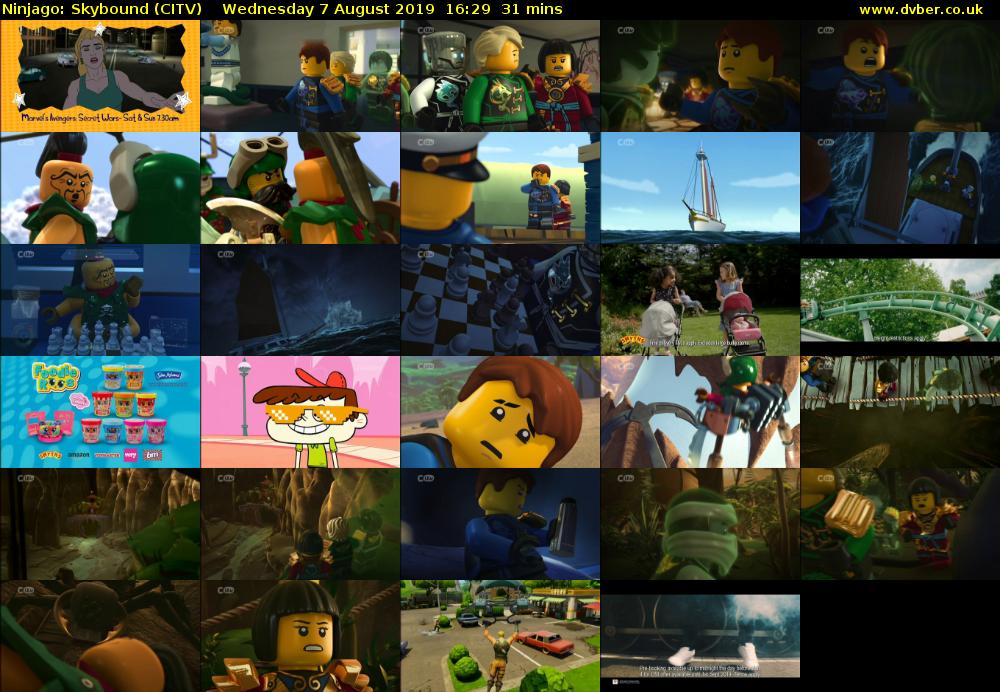 Ninjago: Skybound (CITV) Wednesday 7 August 2019 16:29 - 17:00