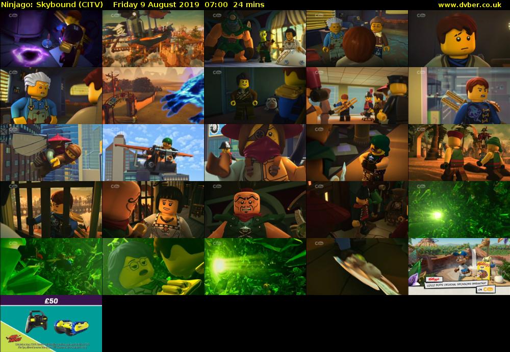 Ninjago: Skybound (CITV) Friday 9 August 2019 07:00 - 07:24