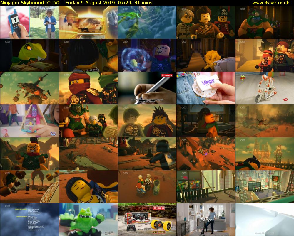 Ninjago: Skybound (CITV) Friday 9 August 2019 07:24 - 07:55