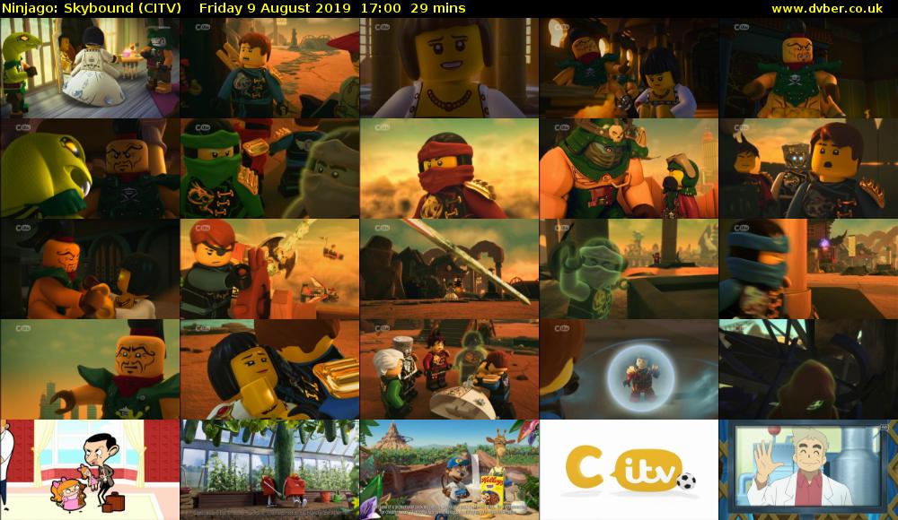 Ninjago: Skybound (CITV) Friday 9 August 2019 17:00 - 17:29