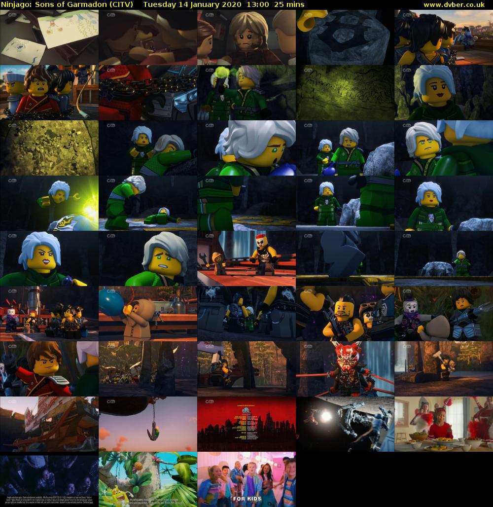 Ninjago: Sons of Garmadon (CITV) Tuesday 14 January 2020 13:00 - 13:25