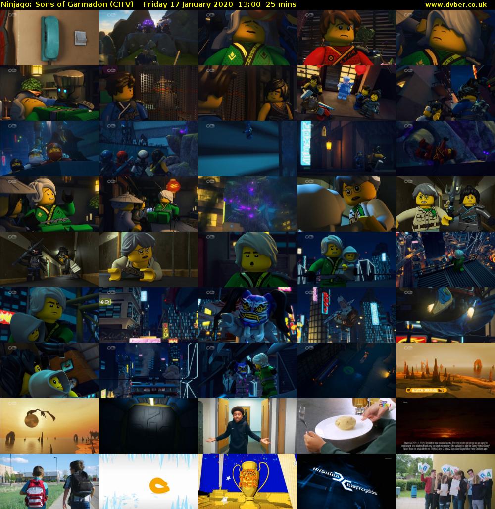 Ninjago: Sons of Garmadon (CITV) Friday 17 January 2020 13:00 - 13:25