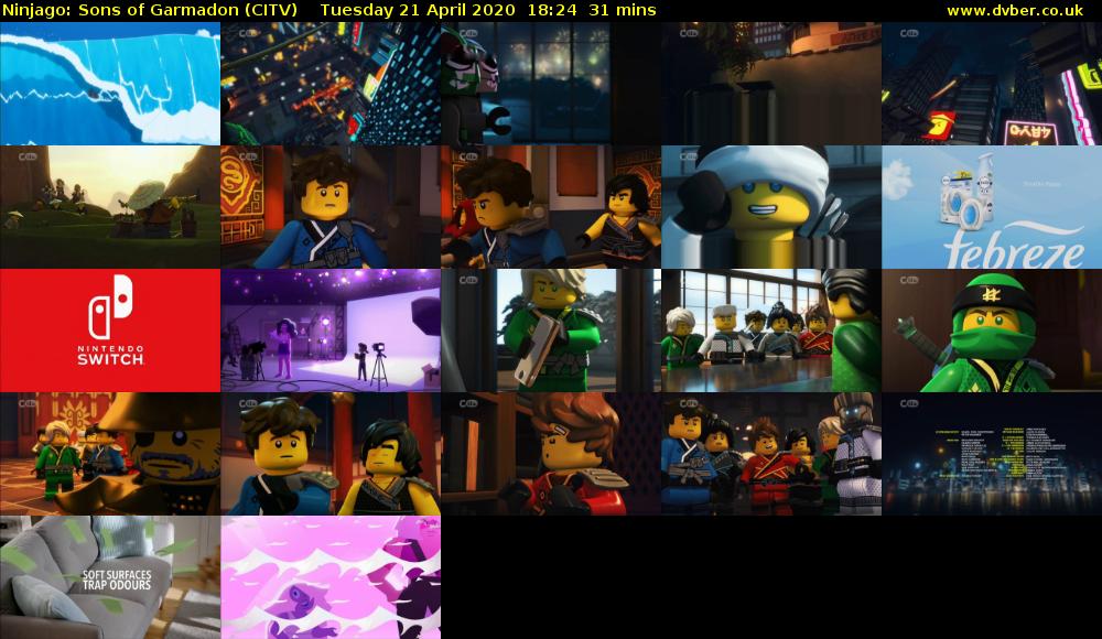 Ninjago: Sons of Garmadon (CITV) Tuesday 21 April 2020 18:24 - 18:55