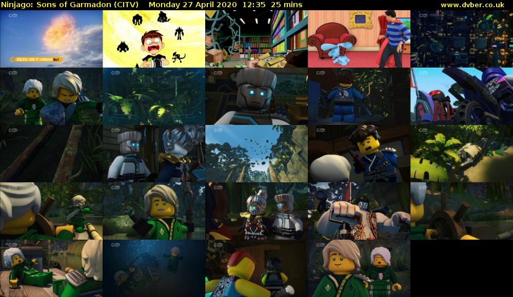 Ninjago: Sons of Garmadon (CITV) Monday 27 April 2020 12:35 - 13:00