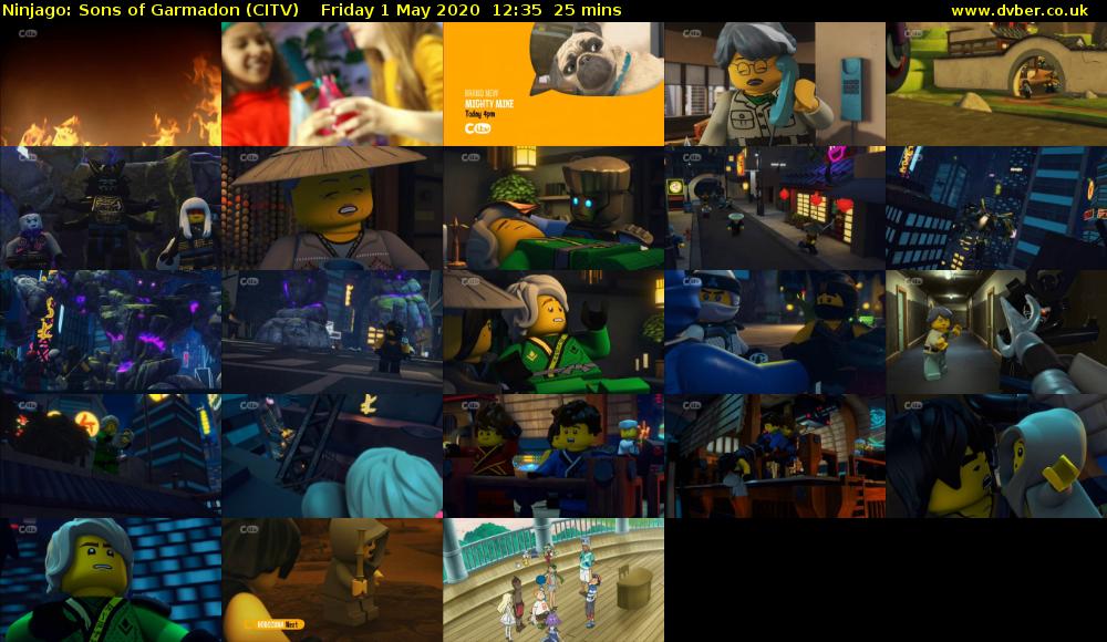 Ninjago: Sons of Garmadon (CITV) Friday 1 May 2020 12:35 - 13:00